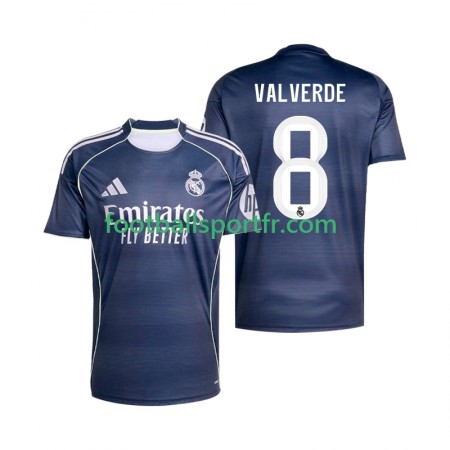 Tenue Real Madrid Valverde 8 Exterieur 2025-2026 Maillot de Foot